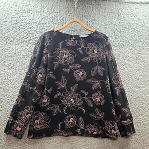 Jacqui E Womens Blouse Top